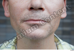 Mouth Man White Casual Slim Street photo references